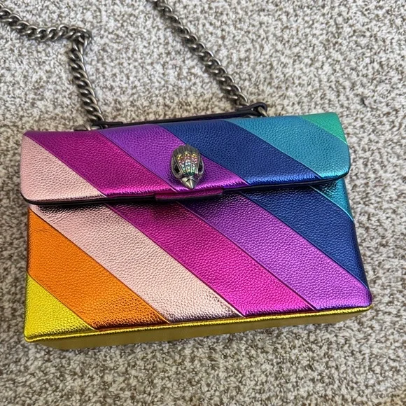 Kurt Geiger Multicolor Striped Crossbody Bag - Picture 2 of 5